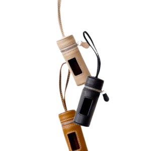 Leather Waste Bag Dispenser for Pet Walks
