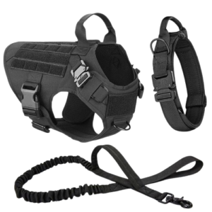 Tactical Dog Harness, Collar, and Leash Set