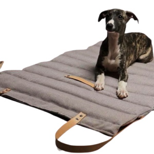 Portable Dog Travel Mat with Handles For Picnics & Outdoor Adventures