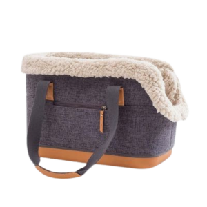 Cozy and Stylish Pet Carrier with Sherpa Lining – Perfect for Travel